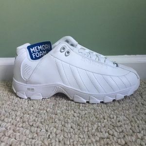 K-Swiss ST329 White/Silver Low Men’s Sneakers